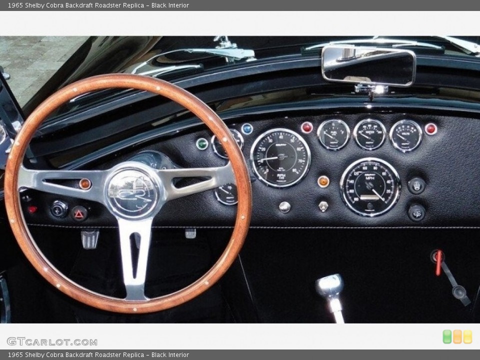 Black Interior Dashboard for the 1965 Shelby Cobra Backdraft Roadster Replica #142579624