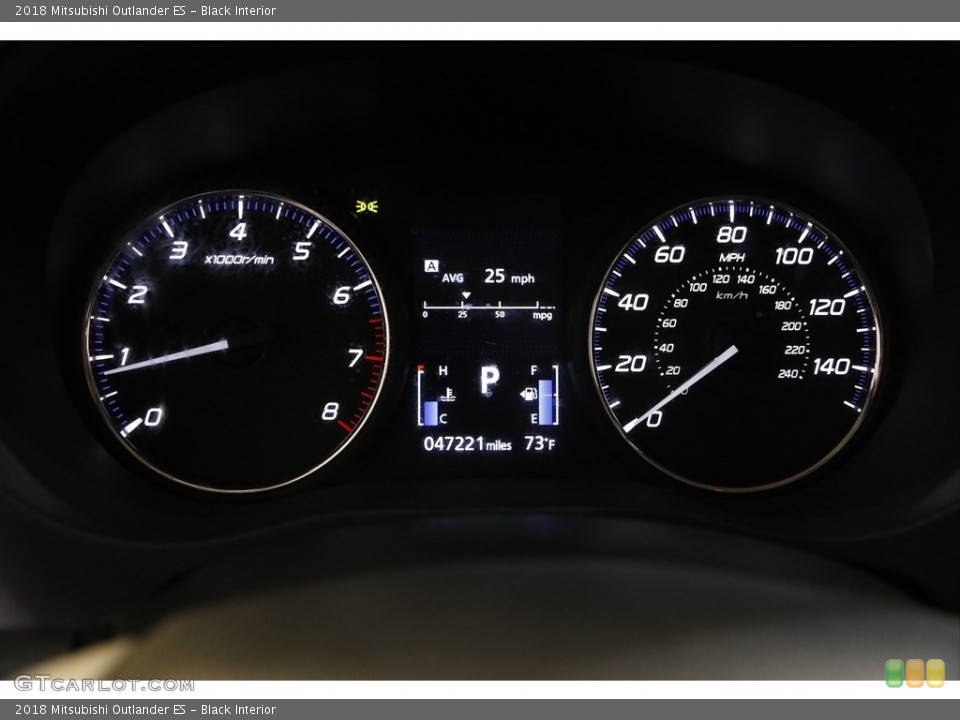 Black Interior Gauges for the 2018 Mitsubishi Outlander ES #142580704