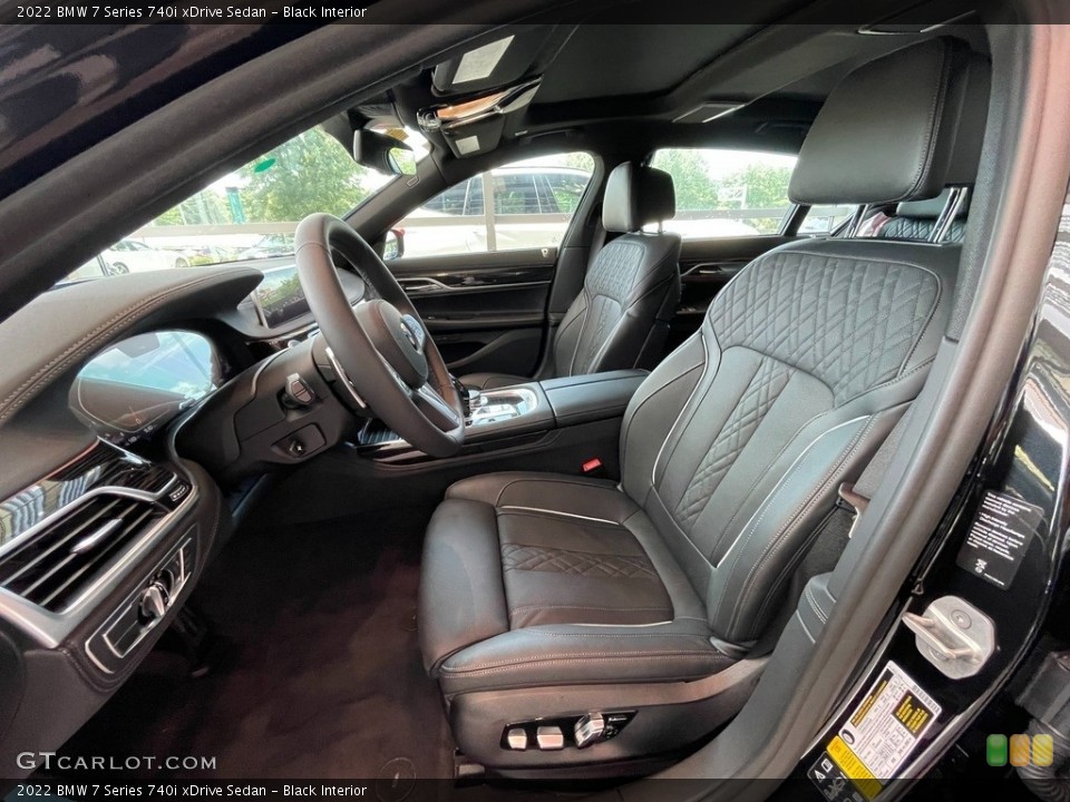 Black Interior Photo for the 2022 BMW 7 Series 740i xDrive Sedan #142582393