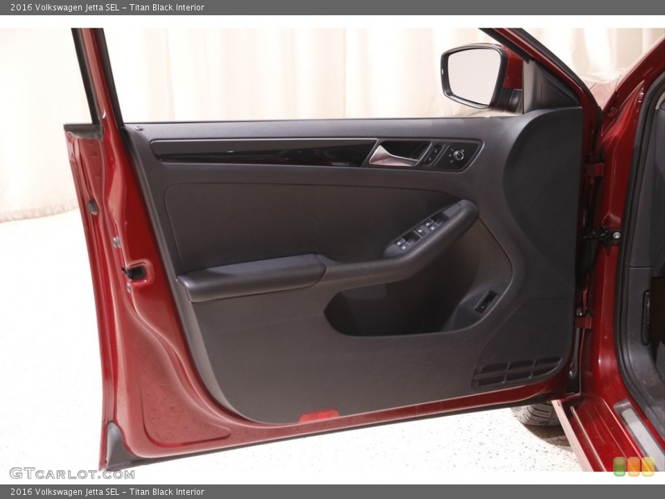 Titan Black Interior Door Panel for the 2016 Volkswagen Jetta SEL #142582600