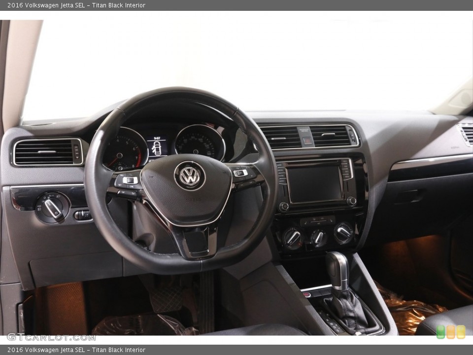 Titan Black Interior Dashboard for the 2016 Volkswagen Jetta SEL #142582639