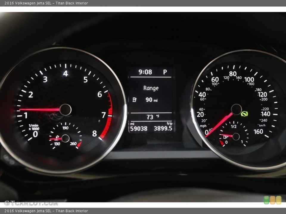 Titan Black Interior Gauges for the 2016 Volkswagen Jetta SEL #142582681