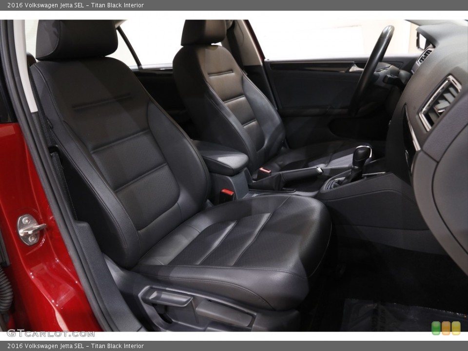 Titan Black Interior Front Seat for the 2016 Volkswagen Jetta SEL #142582750