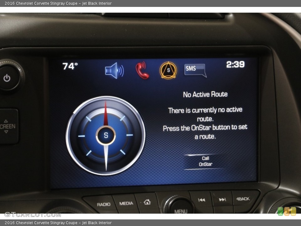 Jet Black Interior Controls for the 2016 Chevrolet Corvette Stingray Coupe #142583062