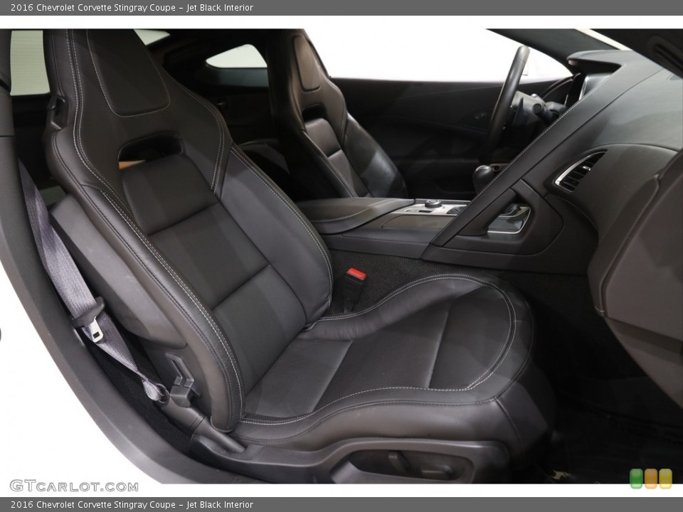 Jet Black Interior Front Seat for the 2016 Chevrolet Corvette Stingray Coupe #142583138