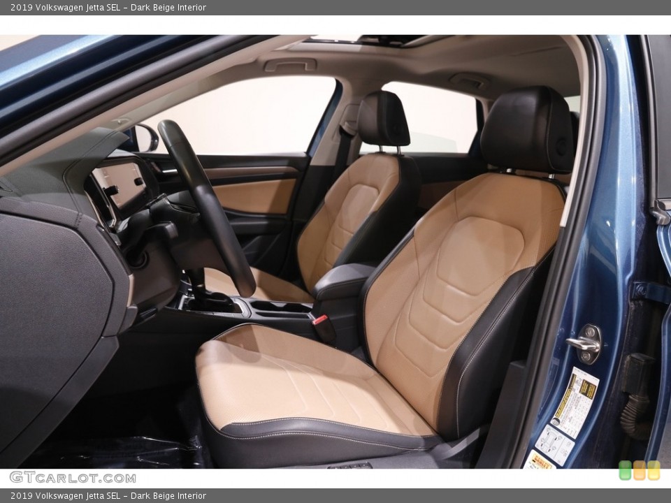 Dark Beige Interior Photo for the 2019 Volkswagen Jetta SEL #142583311