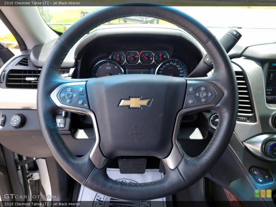 Jet Black Interior Steering Wheel for the 2016 Chevrolet Tahoe LTZ #142583938