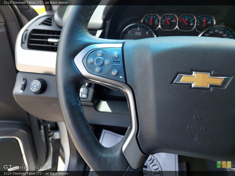 Jet Black Interior Steering Wheel for the 2016 Chevrolet Tahoe LTZ #142583953
