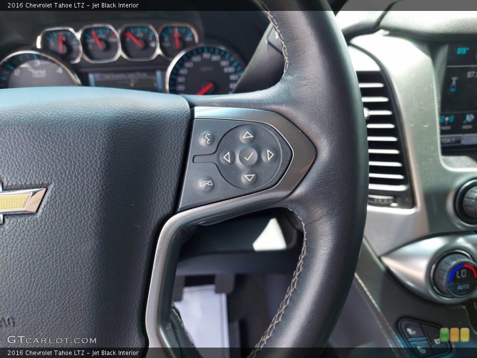 Jet Black Interior Steering Wheel for the 2016 Chevrolet Tahoe LTZ #142583971
