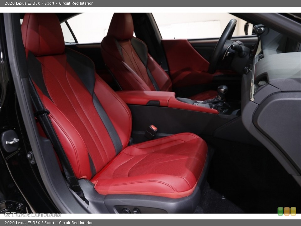 Circuit Red Interior Front Seat for the 2020 Lexus ES 350 F Sport #142584124