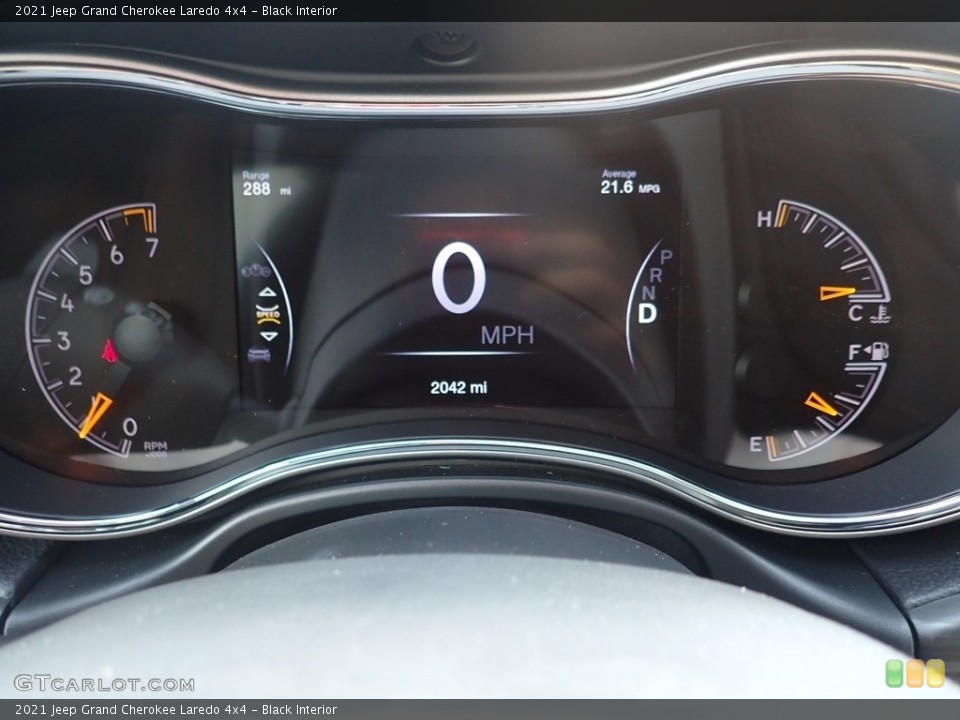 Black Interior Gauges for the 2021 Jeep Grand Cherokee Laredo 4x4 #142585297