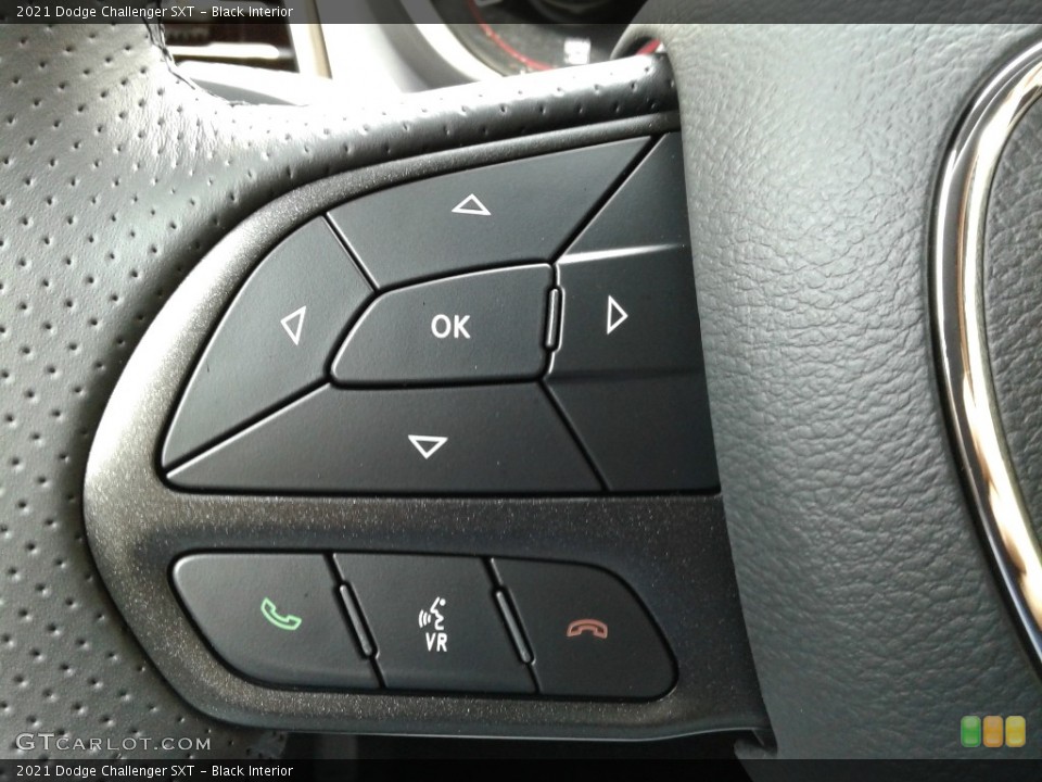Black Interior Steering Wheel for the 2021 Dodge Challenger SXT #142585964