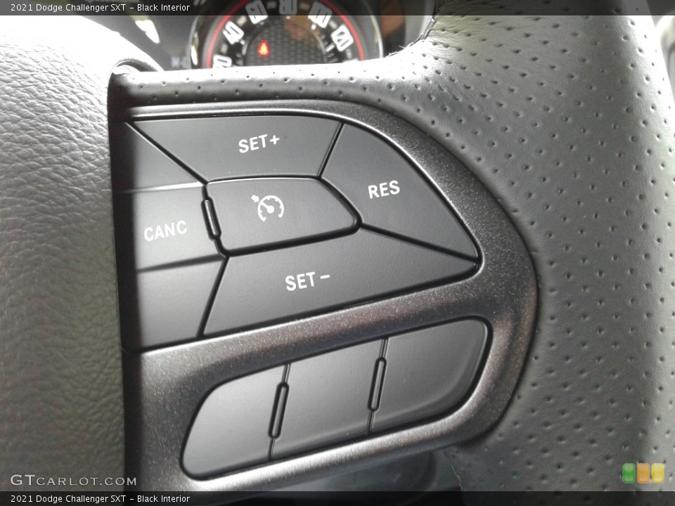 Black Interior Steering Wheel for the 2021 Dodge Challenger SXT #142585993