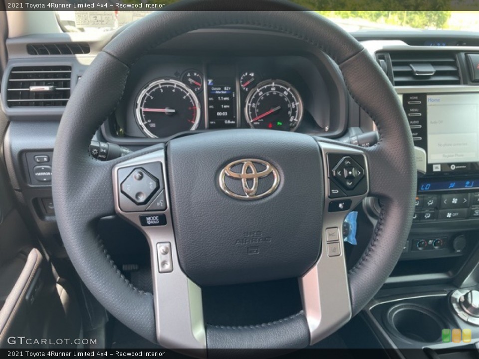 Redwood Interior Steering Wheel for the 2021 Toyota 4Runner Limited 4x4 #142586935