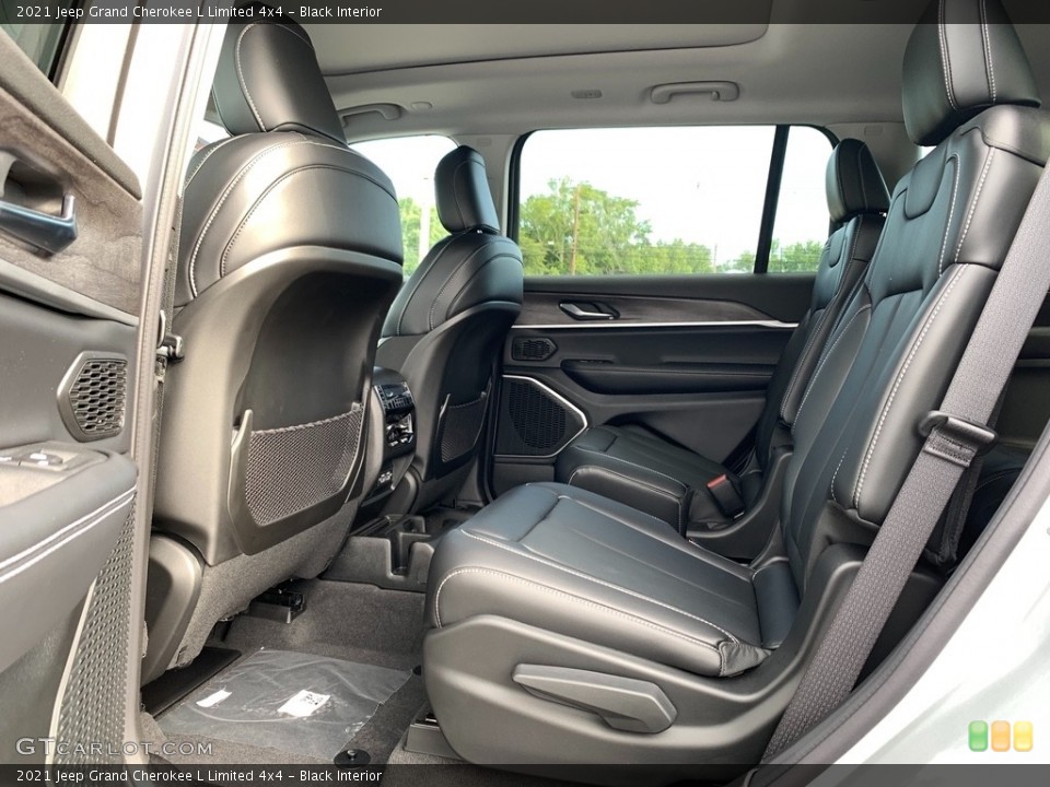 Black Interior Rear Seat for the 2021 Jeep Grand Cherokee L Limited 4x4 #142587511