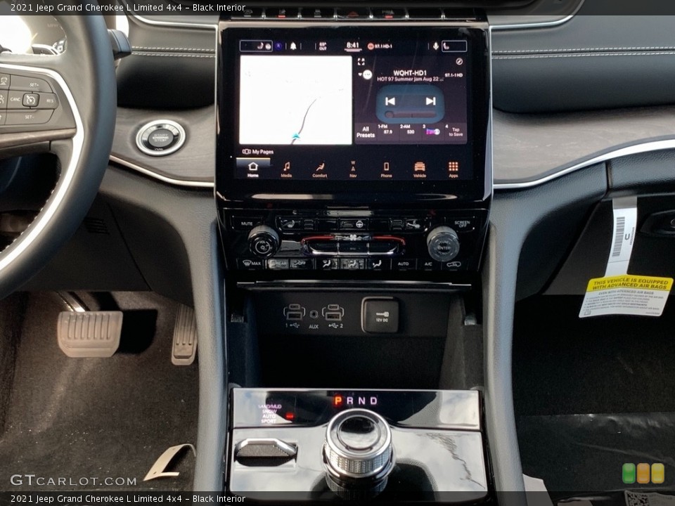 Black Interior Controls for the 2021 Jeep Grand Cherokee L Limited 4x4 #142587532