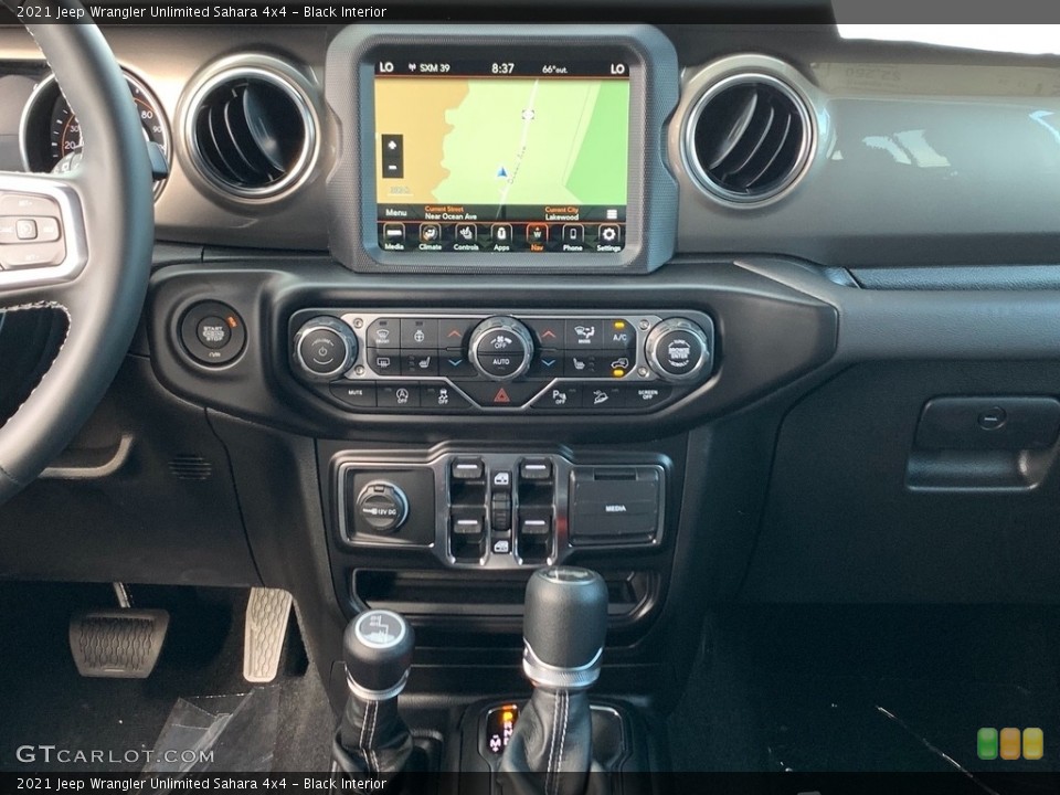 Black Interior Controls for the 2021 Jeep Wrangler Unlimited Sahara 4x4 #142587859