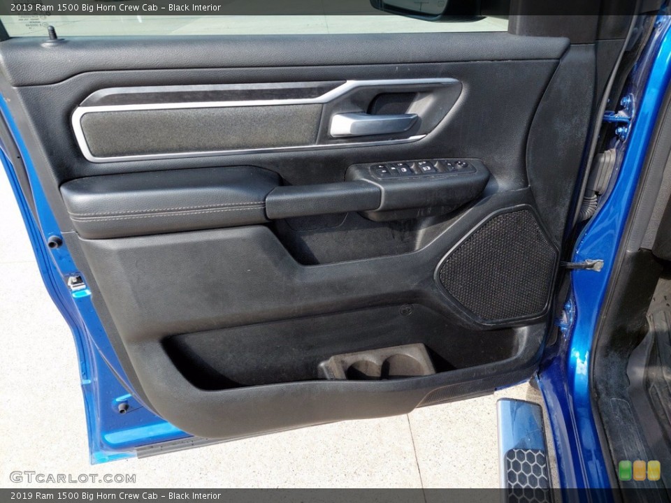 Black Interior Door Panel for the 2019 Ram 1500 Big Horn Crew Cab #142591073