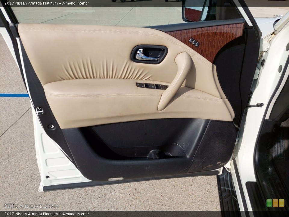 Almond Interior Door Panel for the 2017 Nissan Armada Platinum #142594418
