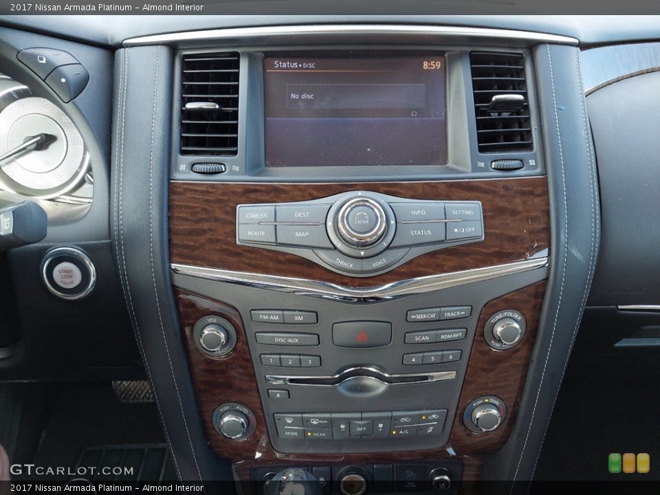 Almond Interior Controls for the 2017 Nissan Armada Platinum #142594547