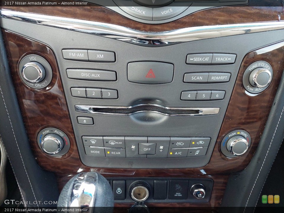 Almond Interior Controls for the 2017 Nissan Armada Platinum #142594598