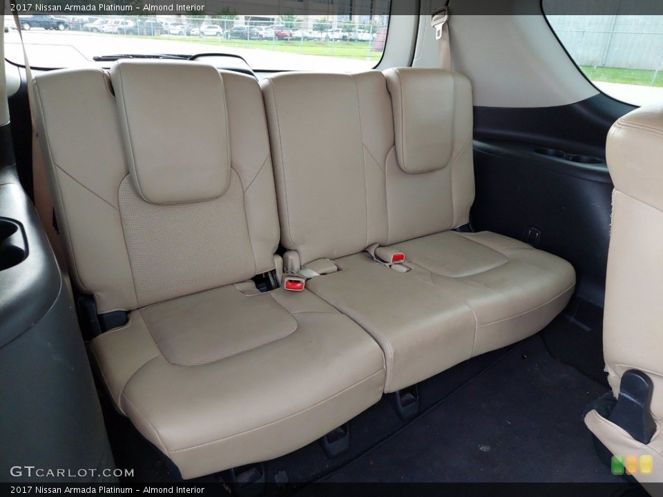 Almond Interior Rear Seat for the 2017 Nissan Armada Platinum #142594817