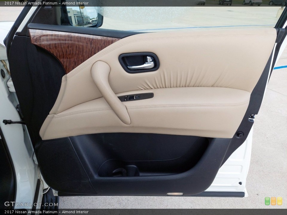 Almond Interior Door Panel for the 2017 Nissan Armada Platinum #142594838