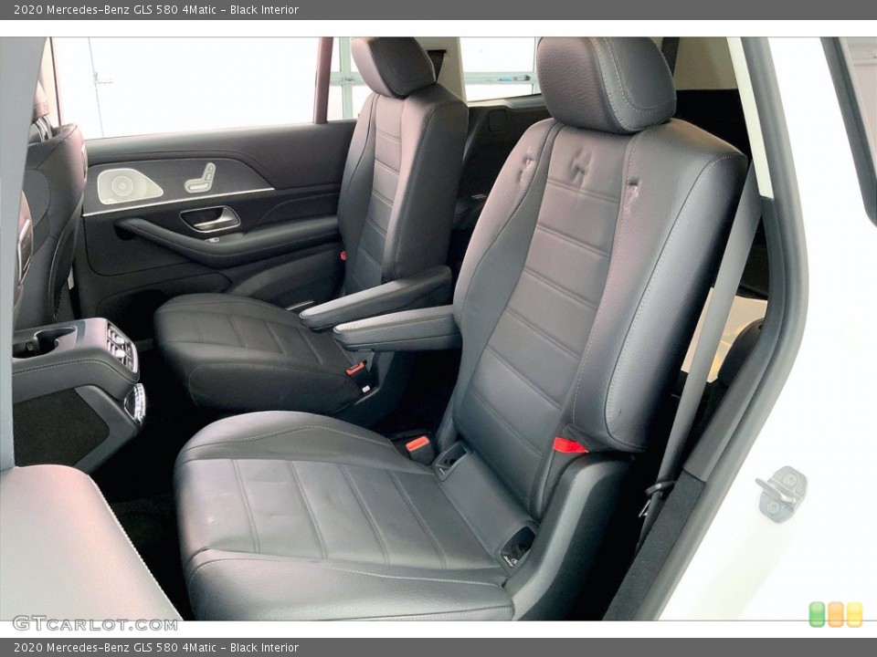 Black Interior Rear Seat for the 2020 Mercedes-Benz GLS 580 4Matic #142595564