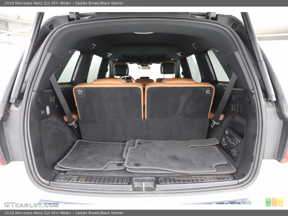 Saddle Brown/Black Interior Trunk for the 2018 Mercedes-Benz GLS 450 4Matic #142596920