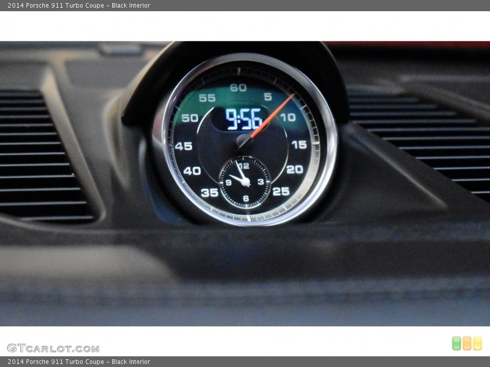 Black Interior Gauges for the 2014 Porsche 911 Turbo Coupe #142597319
