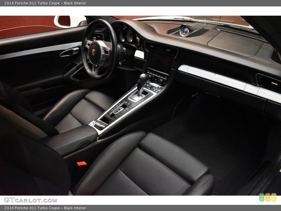 Black Interior Dashboard for the 2014 Porsche 911 Turbo Coupe #142597337