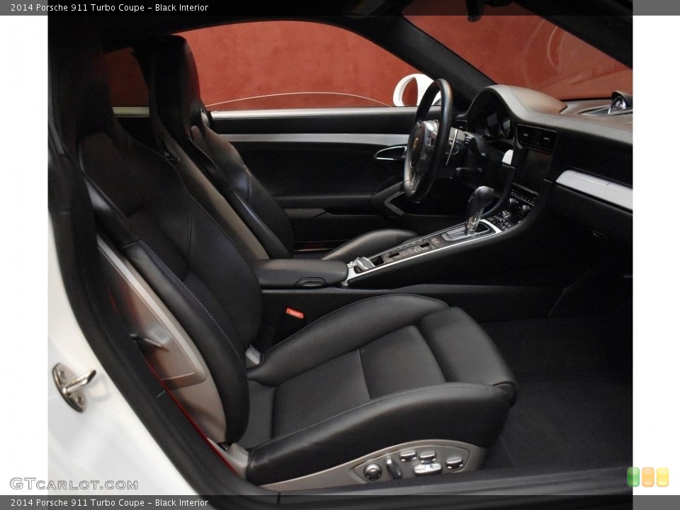 Black Interior Front Seat for the 2014 Porsche 911 Turbo Coupe #142597355