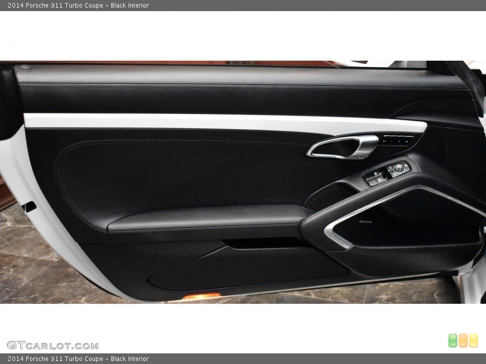 Black Interior Door Panel for the 2014 Porsche 911 Turbo Coupe #142597388