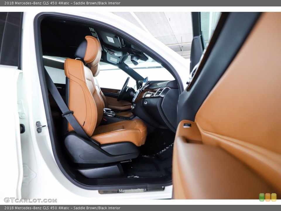 Saddle Brown/Black Interior Photo for the 2018 Mercedes-Benz GLS 450 4Matic #142597397