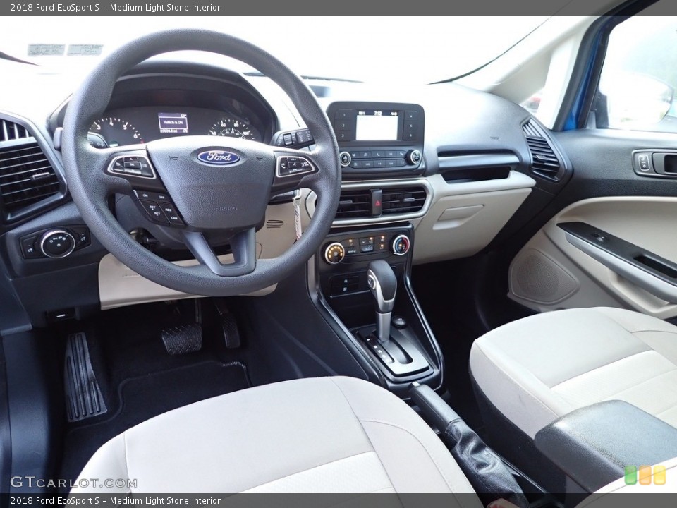 Medium Light Stone Interior Photo for the 2018 Ford EcoSport S #142597706