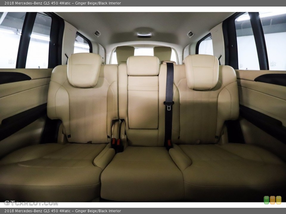 Ginger Beige/Black Interior Rear Seat for the 2018 Mercedes-Benz GLS 450 4Matic #142598327