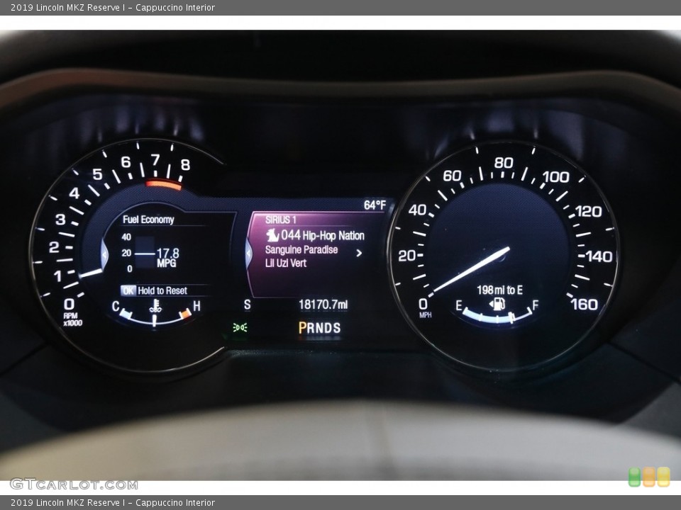 Cappuccino Interior Gauges for the 2019 Lincoln MKZ Reserve I #142599344
