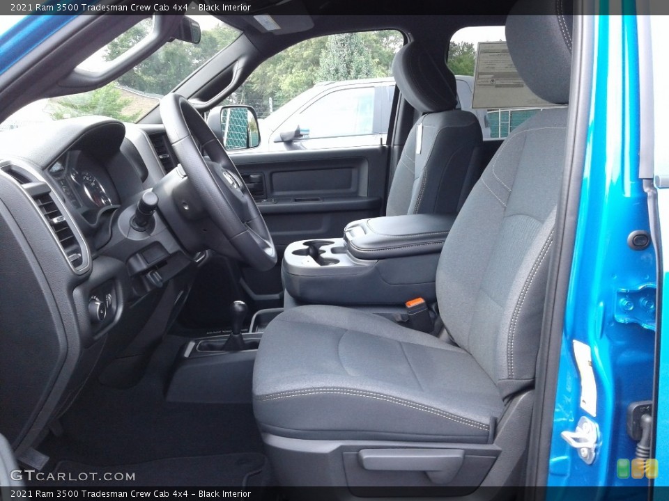 Black Interior Front Seat for the 2021 Ram 3500 Tradesman Crew Cab 4x4 #142600310