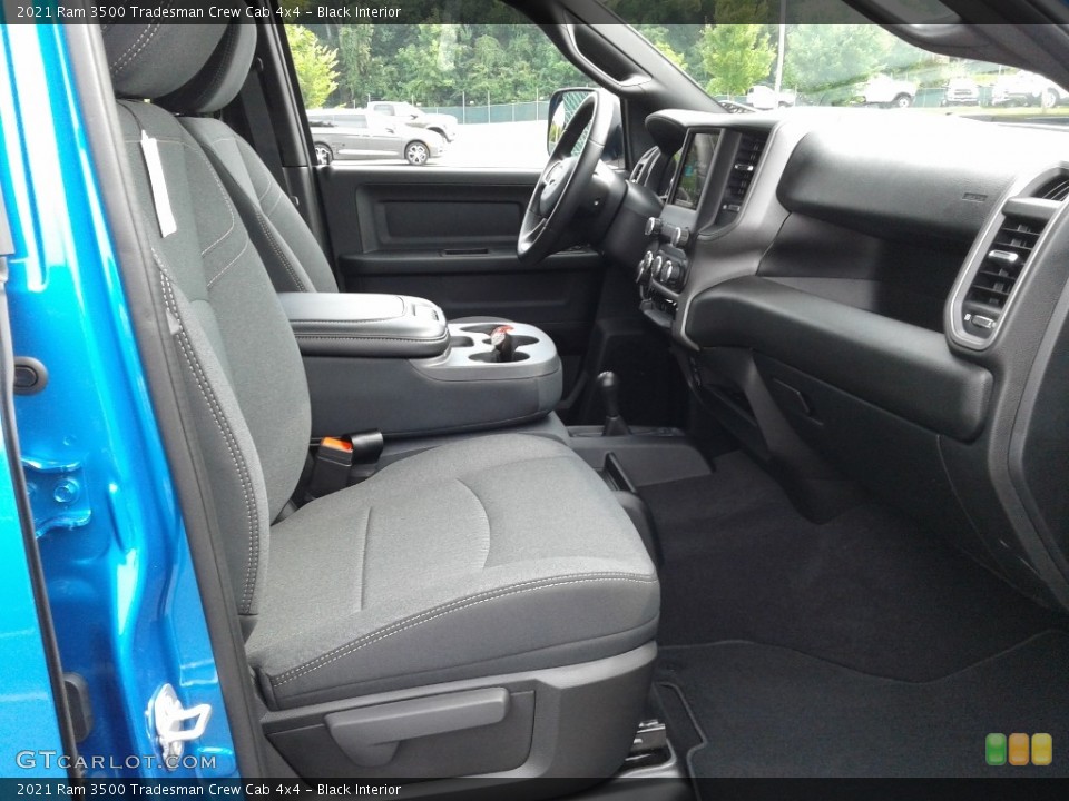 Black Interior Front Seat for the 2021 Ram 3500 Tradesman Crew Cab 4x4 #142600376