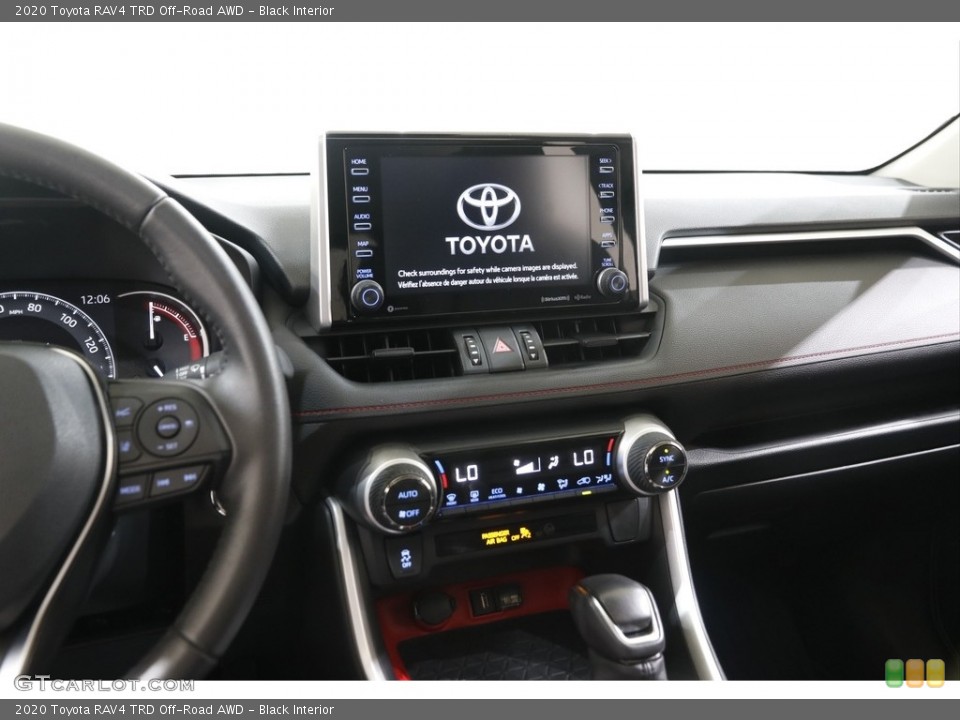 Black Interior Controls for the 2020 Toyota RAV4 TRD Off-Road AWD #142602199