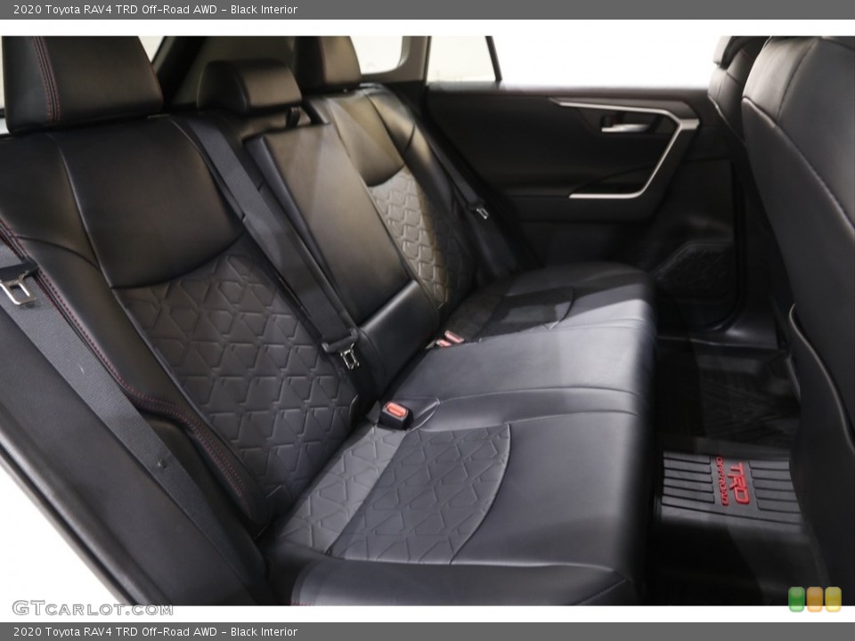 Black Interior Rear Seat for the 2020 Toyota RAV4 TRD Off-Road AWD #142602338