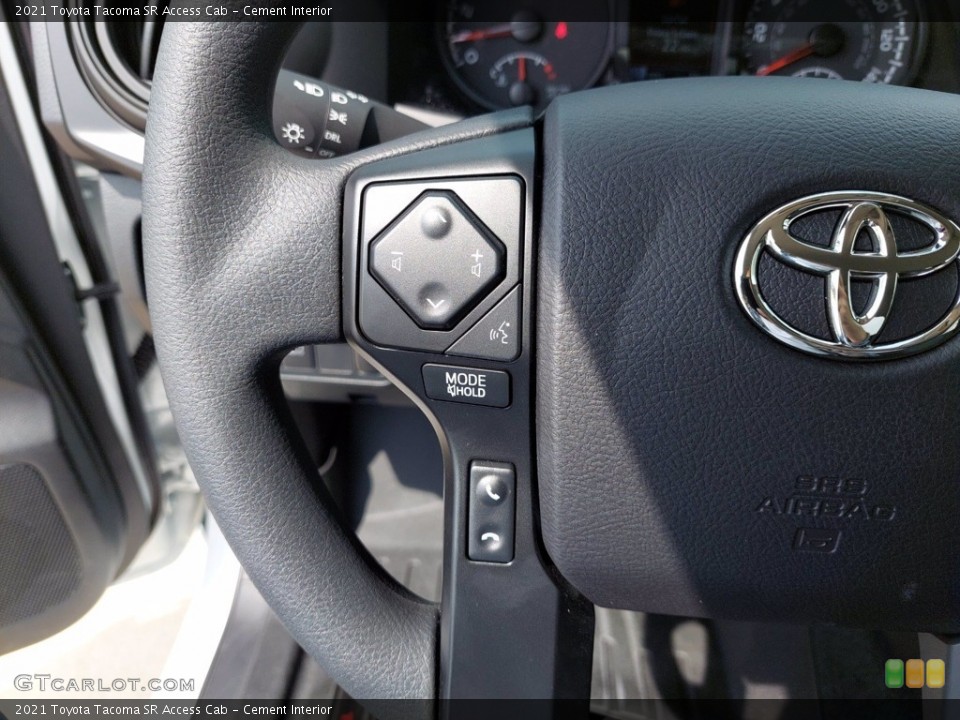 Cement Interior Steering Wheel for the 2021 Toyota Tacoma SR Access Cab #142603397