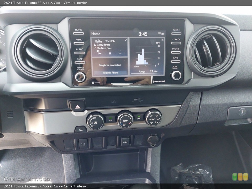 Cement Interior Controls for the 2021 Toyota Tacoma SR Access Cab #142603457