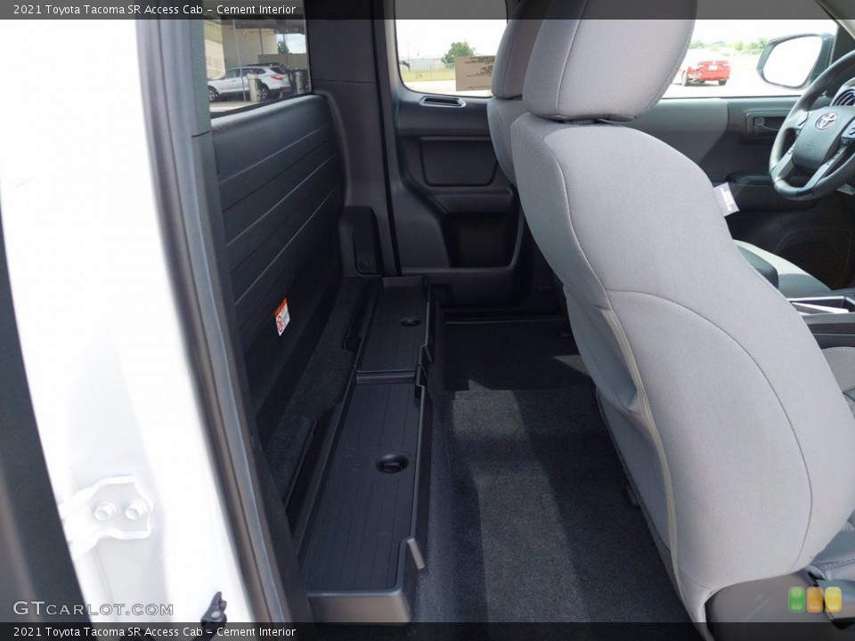 Cement Interior Rear Seat for the 2021 Toyota Tacoma SR Access Cab #142603589