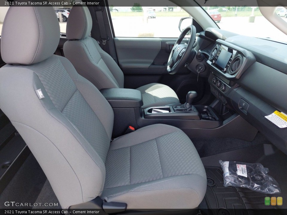 Cement Interior Front Seat for the 2021 Toyota Tacoma SR Access Cab #142603649