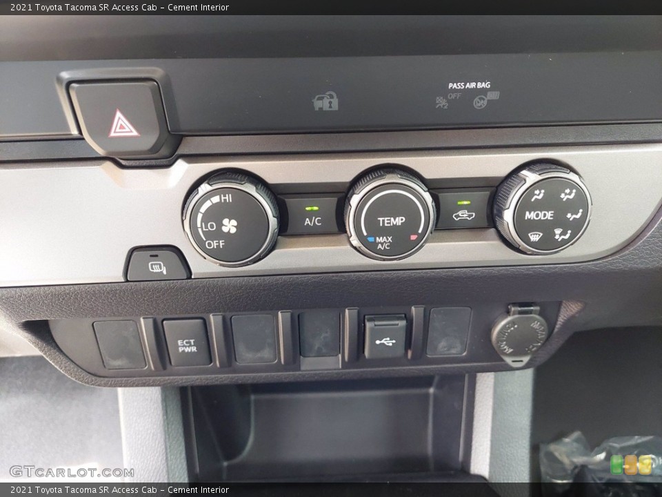 Cement Interior Controls for the 2021 Toyota Tacoma SR Access Cab #142603703