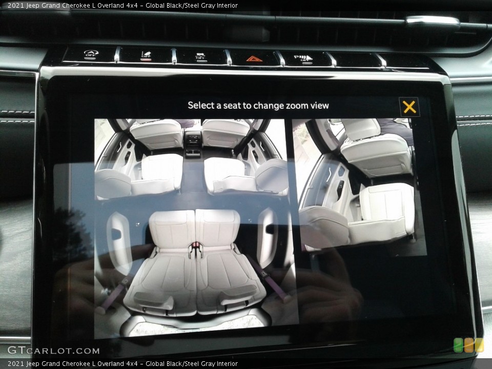 Global Black/Steel Gray Interior Entertainment System for the 2021 Jeep Grand Cherokee L Overland 4x4 #142604957