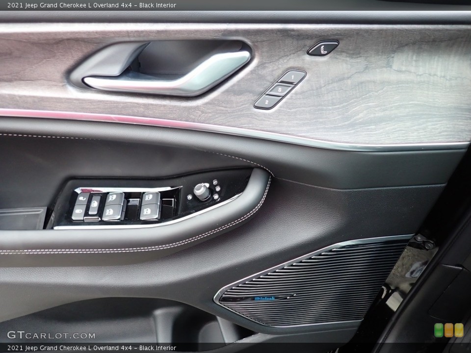 Black Interior Door Panel for the 2021 Jeep Grand Cherokee L Overland 4x4 #142605188