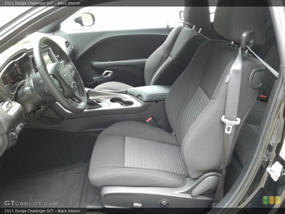 Black Interior Photo for the 2021 Dodge Challenger SXT #142605623