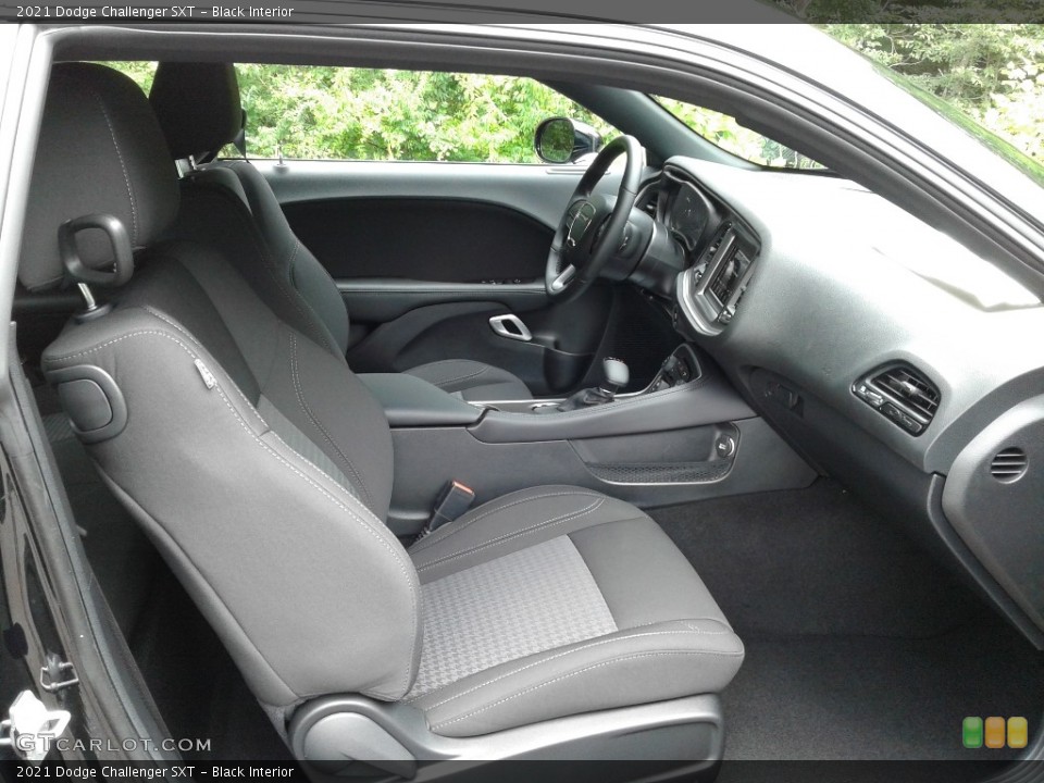 Black Interior Front Seat for the 2021 Dodge Challenger SXT #142605767